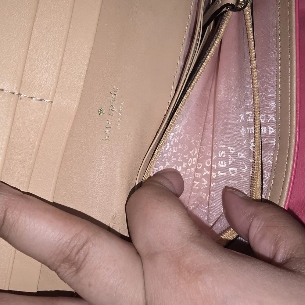 Kate Spade Pink Perri Lane Leather Women's Wallet - Picture 12 of 16